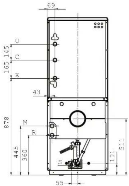 SIME Estelle HE B4 INOX ErP - DIMENSIONAL DETAILS (fig. 1) - 3