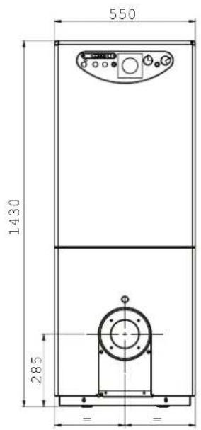 SIME Estelle HE B4 INOX ErP - DIMENSIONAL DETAILS (fig. 1) - 1