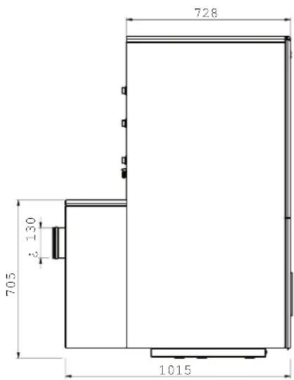 SIME Estelle HE B4 INOX ErP - ABMESSUNGEN (Abb.1) - 2