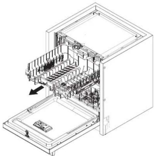 WHIRLPOOL WDT550SAPB - Pour les armoires sans cadre - 1