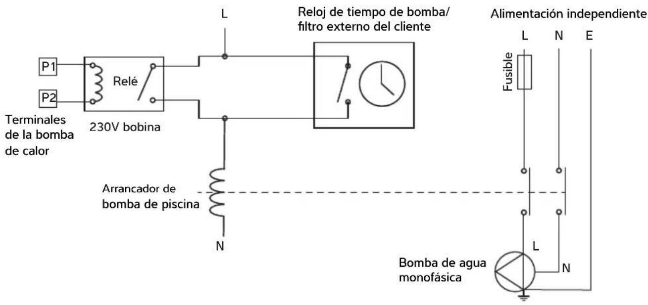 Calorex VPAC - TERMINALES DE ANULACION DE LA BOMBA DE PISCINA P1/P2 - 1