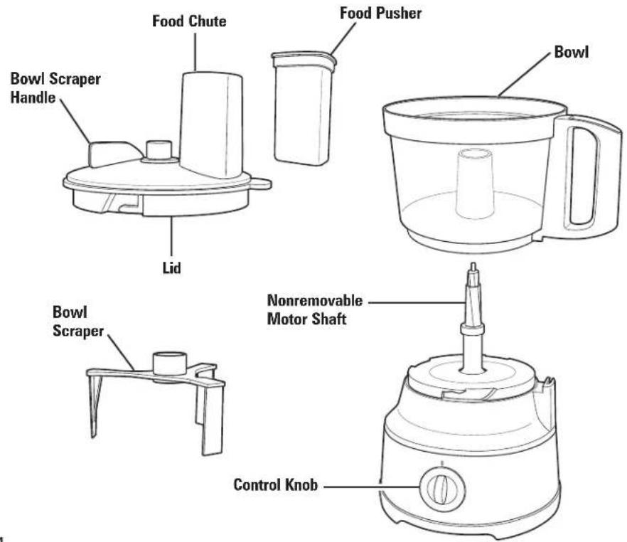 HAMILTON BEACH 70733 - Parts and Features - 1