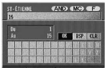 ALPINE NVDV001 - Recherche d'un centre d'intérêt selon l'adresse (modo élaboré) - 16