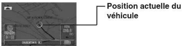 ALPINE NVDV001 - Position actuelle du véhicule a - 1