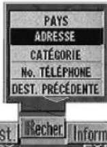 ALPINE NVDV001 - Recherche d'un centre d'intérêt selon l'adresse (modo élaboré) - 3