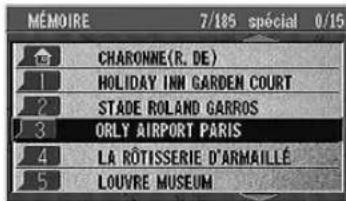 ALPINE NVDV001 - Recherche à partir des points mémorisés - 4