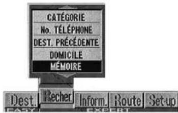 ALPINE NVDV001 - Recherche à partir des points mémorisés - 2