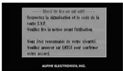 ALPINE NVDV001 - Sélection de la langue - 6