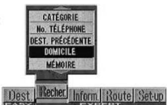 ALPINE NVDV001 - Recherche selon le domicile/point de départ/point de passage/destination précédente - 2