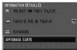 ALPINE NVDV001 - Recherche d'un centre d'intérêt selon la catégorie (mode élaboré) - 7