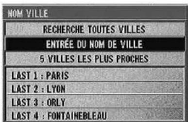 ALPINE NVDV001 - Recherche d'une destination selon l'adresse (nom de ville/rue) (mode élémentaire) - 5