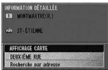 ALPINE NVDV001 - Recherche d'un centre d'intérêt selon l'adresse (modo élaboré) - 10