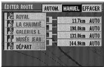 ALPINE NVDV001 - — Changement provisoire d'une suite de points de passage - 5