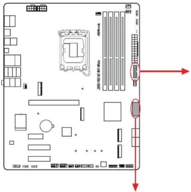 ASROCK Z890 Pro RS WiFi White - Embases et connecteurs de la carte mère - 6