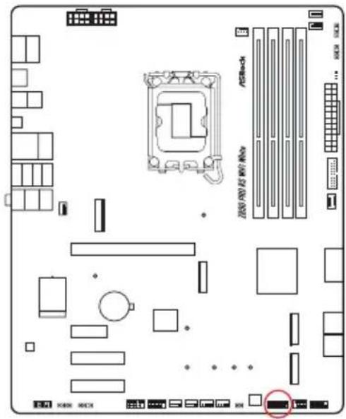 ASROCK Z890 Pro RS WiFi White - Embases et connecteurs de la carte mère - 21