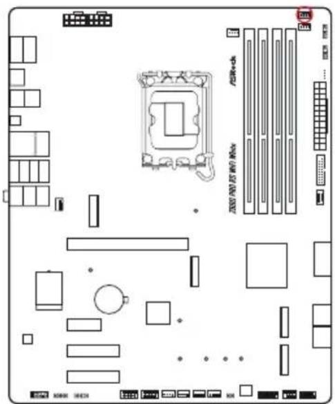 ASROCK Z890 Pro RS WiFi White - Embases et connecteurs de la carte mère - 17