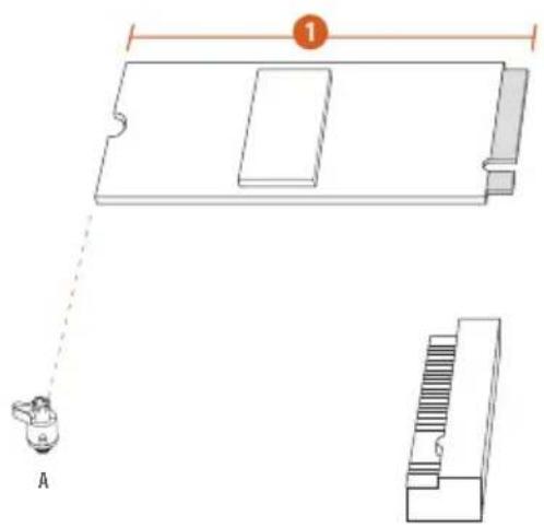 ASROCK Z890 Pro RS WiFi White - Installation d'un SSD M.2 - 2