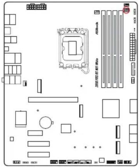 ASROCK Z890 Pro RS WiFi White - Embases et connecteurs de la carte mère - 18