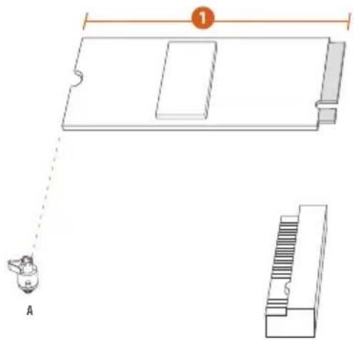 ASROCK Z890 Pro RS WiFi White - Installation d'un SSD M.2 - 2