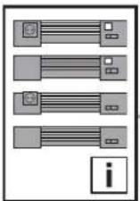Rittal SZ 2500.310 - Fixation magnétique (accessoires 2500.480) : - 18