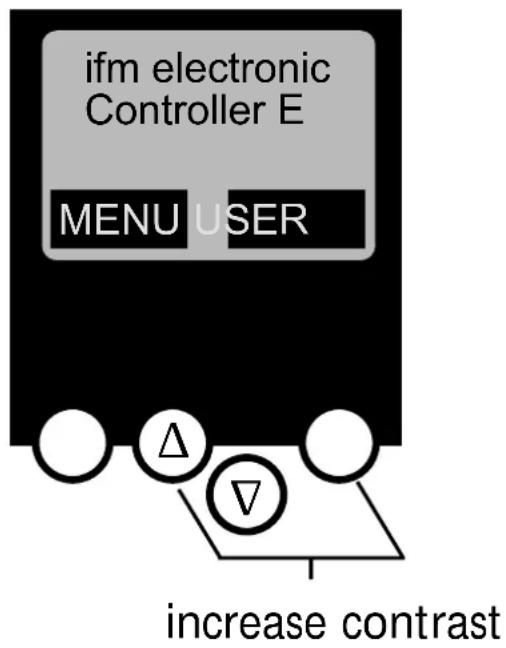 IFM AC1310 - Contrast setting - 1