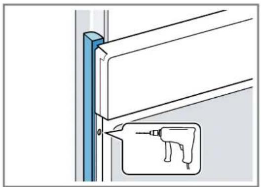 SIEMENS HR472G0B3 - Pour les cuisines sans poignée avec baguette poignée verticale : - 2