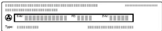 SIEMENS HR472G0B3 - Numéro de produit (E-Nr) et numéro de fabrication (FD) - 1