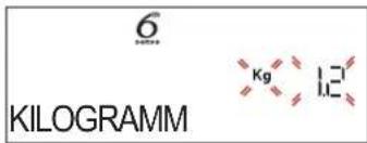 6 KILOGRAMM Kg 1.2