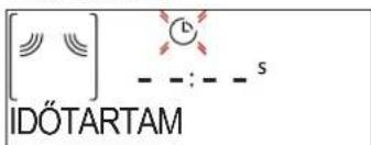 [ ] - - : - - s IDŐTARTAM