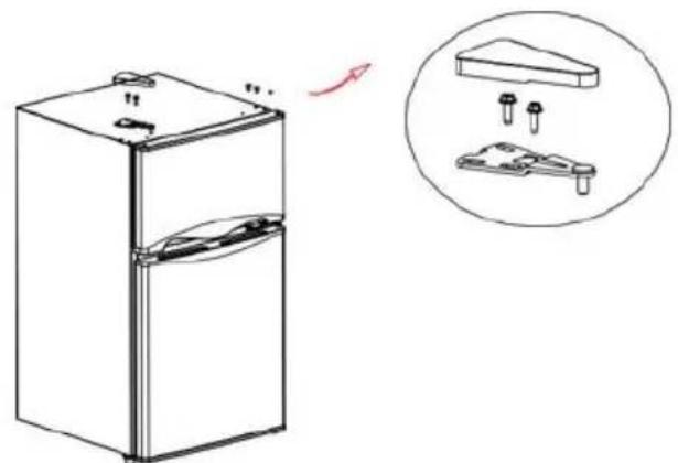 NewAir NRF033BK00 - INSTRUCTIONS POUR L'INVERSION DE LA PORTE - 9