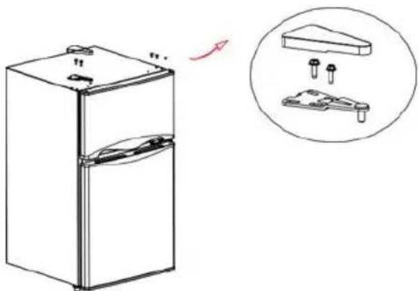 NewAir NRF033BK00 - REVERSING DOOR INSTRUCTIONS - 11