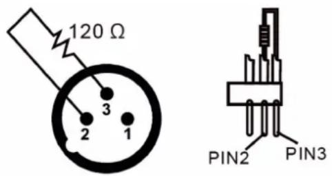 120 Ω 3 2 1 PIN2 PIN3