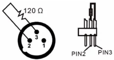 120 Ω 3 2 1 PIN2 PIN3