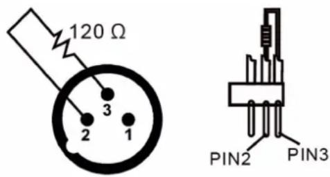 120 Ω 3 2 1 PIN2 PIN3