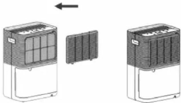 BEKO BDP010 - Attach the air filter - 2