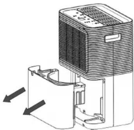 BEKO BDP010 - Emptying the water tank - 1