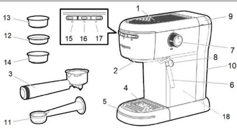 Tognana Iridea D2DCM05IRRO - COMPONENTES - 1