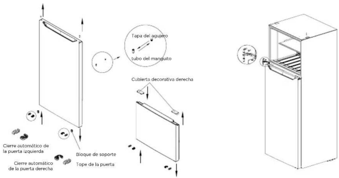 MIDEA MDRT580MTE02E - Cambio de puerta derecha - izquierda - 7