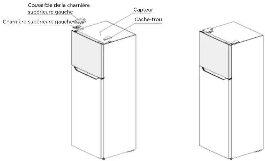 MIDEA MDRT580MTE02E - Inverser l'ouverture de la porte - 5
