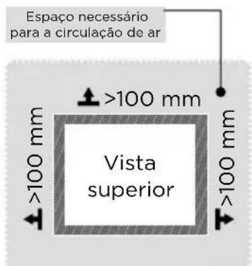MIDEA MDRT580MTE02E - Dimensões e espaços - 2