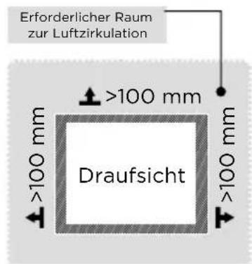 MIDEA MDRT580MTE02E - Abmessungen und Abstandsmaße - 2
