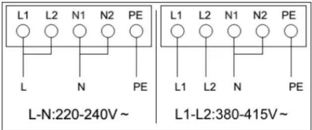 FAGOR FTI372SFV - Branchements électriques - 1
