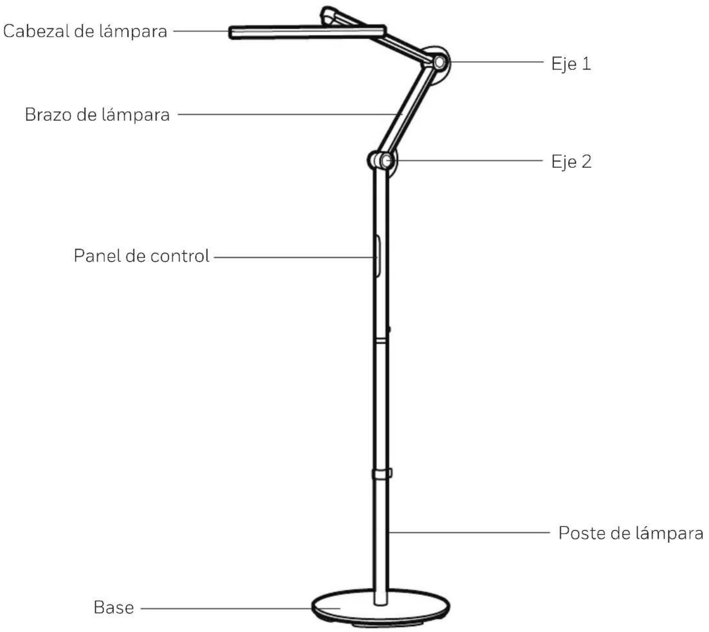 HONEYWELL HWL05D01 - DESCRIPCIÓN DE LAS PIEZAS - 1