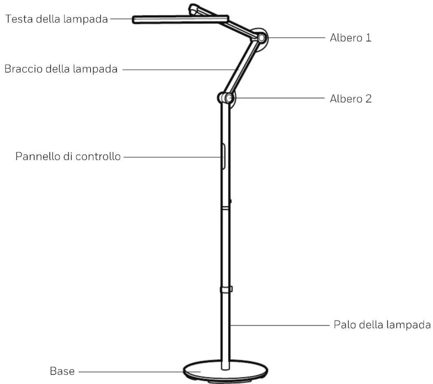 HONEYWELL HWL05D01 - DESCRIZIONE DELLE PARTI - 1