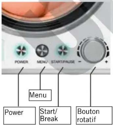 UNOLD Profi 48970 - DESCRIPTION DES TOUCHES - 1