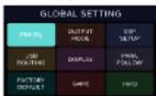 NUX MG30 - GLOBAL SETTING (paramètres généraux) - 1