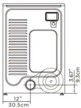 KENMORE 82282 - Dimensiones para instalación - 1