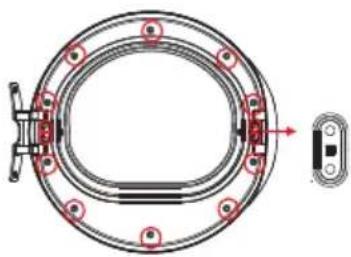 KENMORE 82282 - Door Reversal Procedure - 3
