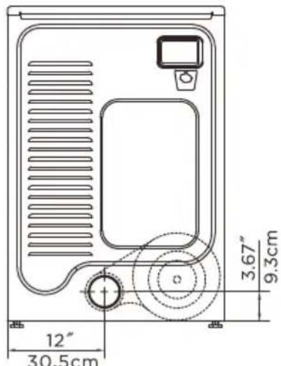 KENMORE 82282 - Dimensions pour l'installation - 1