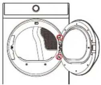 KENMORE 82282 - Procedure de retournement de porte - 1